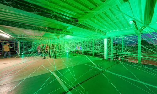 enchanted utopia: an interactive sound forest by Ines Fiegert