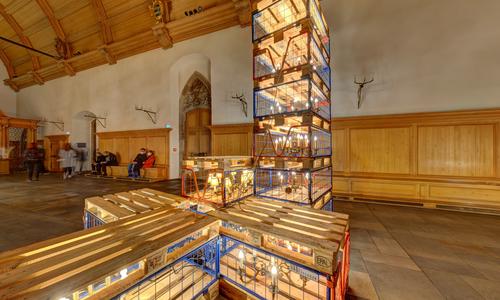 No Particular Night and Morning: an installation of painting, light and the iconography of tattoos by Uwe Esser